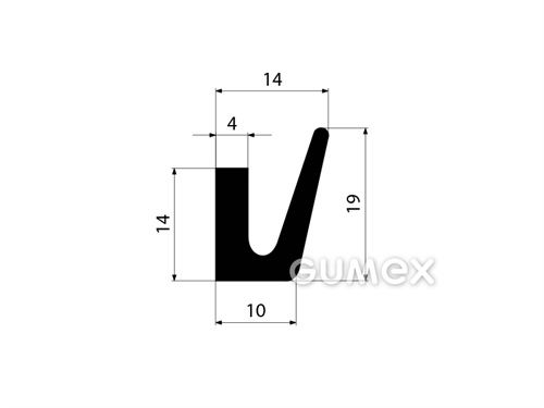 GUMMIPROFILE U-FORM - NBR